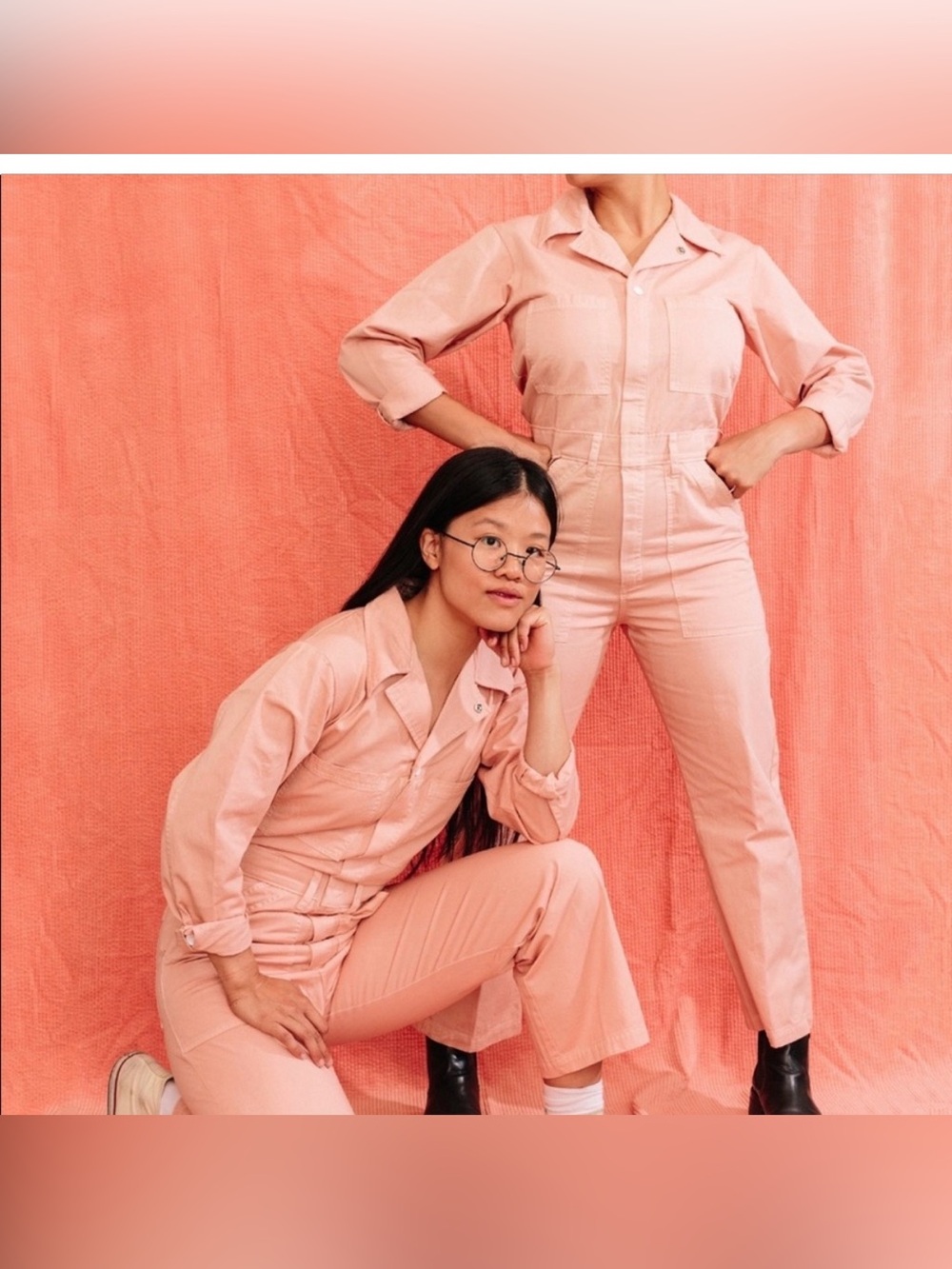 NWOT Big Bud Press Jumpsuit Sz XXS pink dusty rose